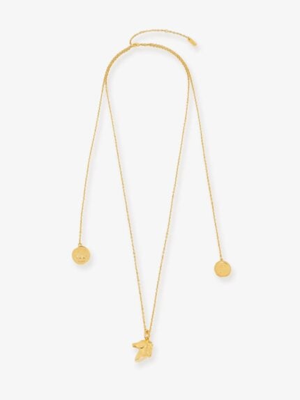 CHLOE' Chloé Charms Brass Necklace
