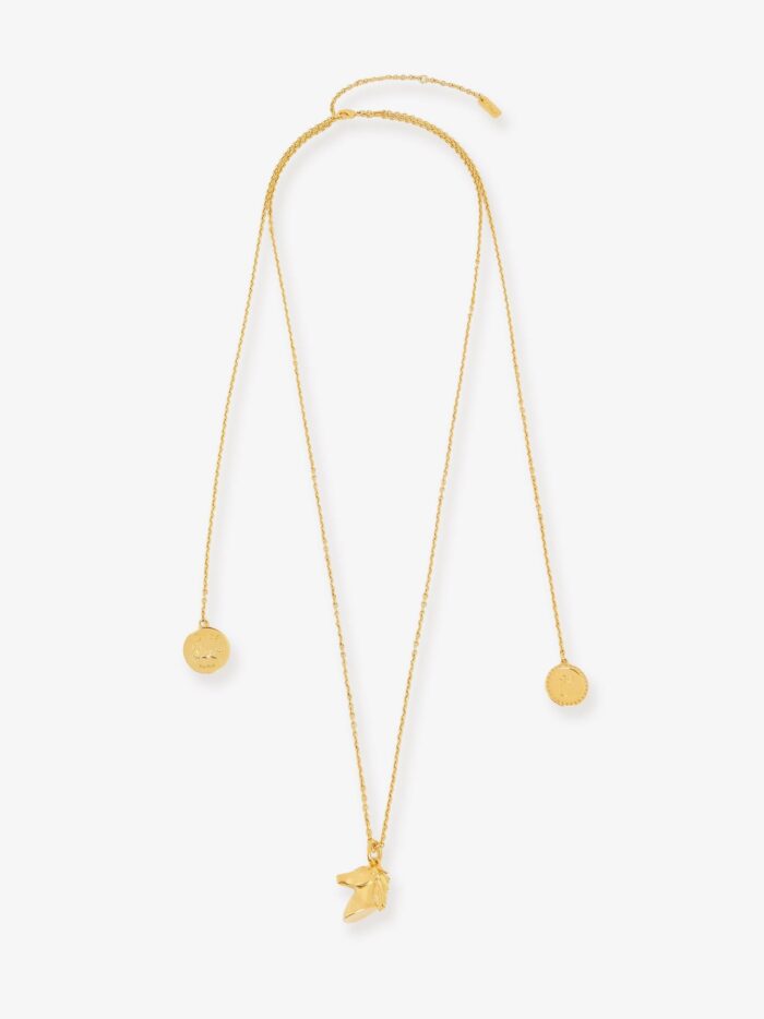 CHLOE' Chloé Charms Brass Necklace