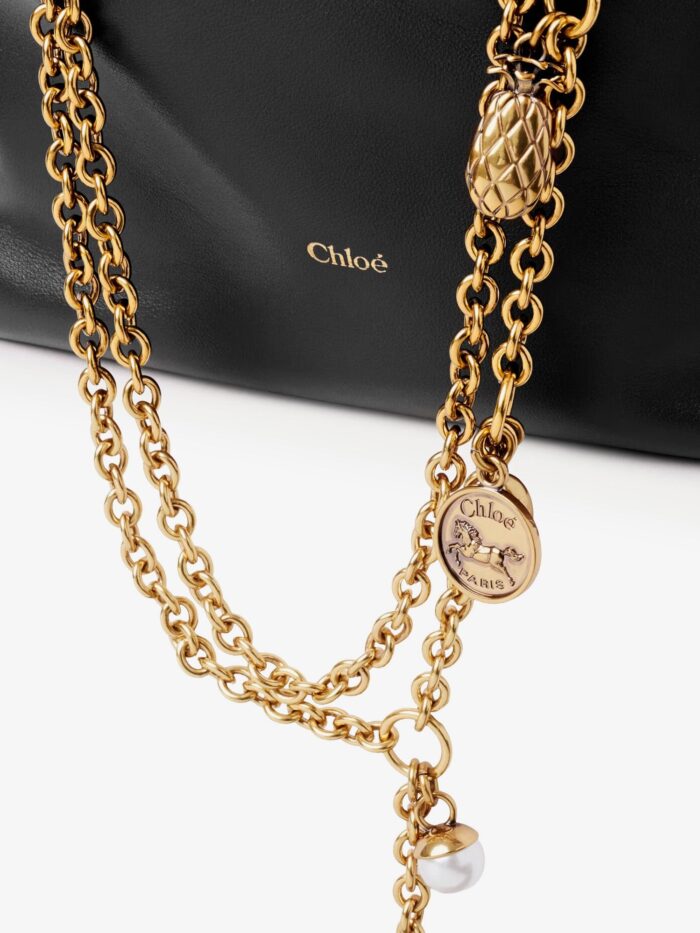 CHLOE' Chloé Icons Leather Crossbody Bag With Front Logo