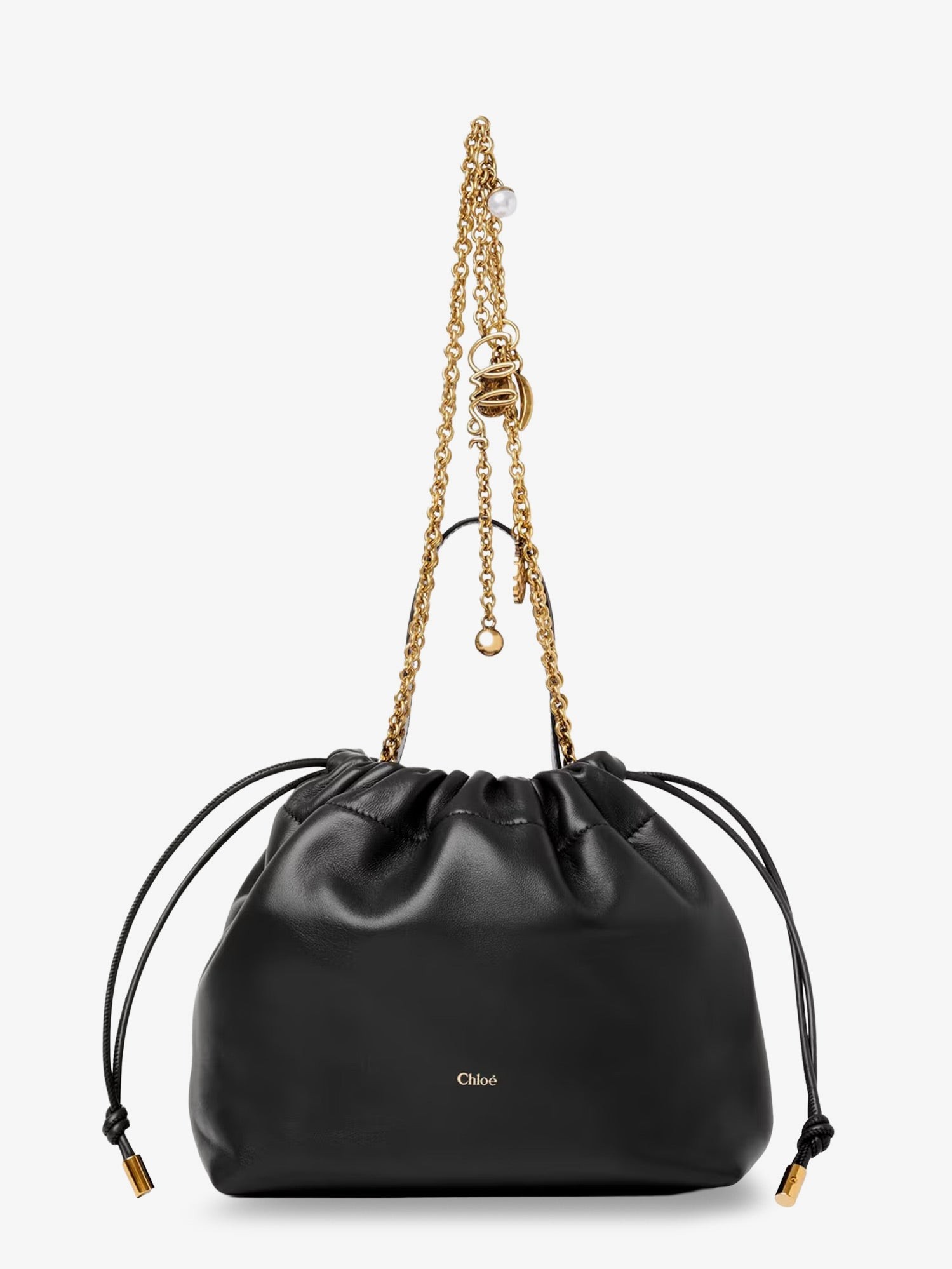 CHLOE' Chloé Icons Leather Crossbody Bag With Front Logo