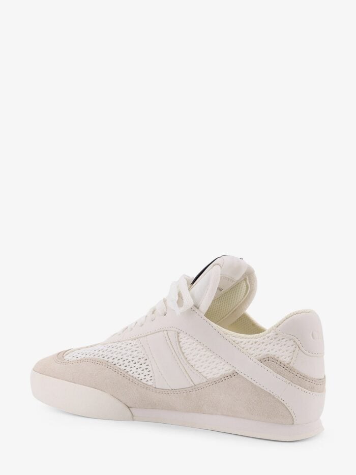 CHLOE' Chloé Kick Low-top Leather Sneakers With Mesh Inserts