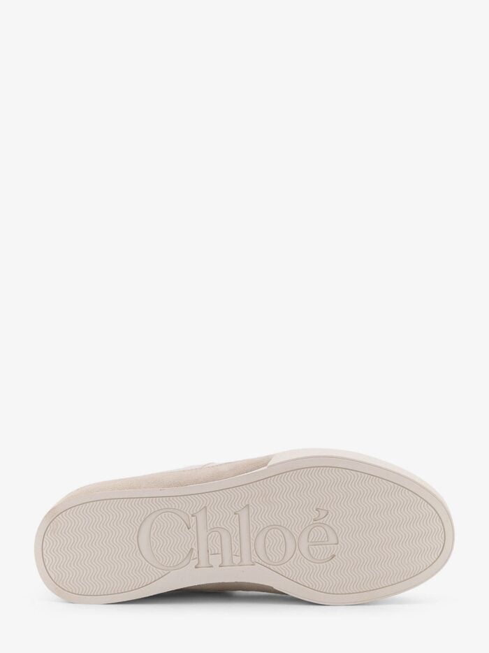 CHLOE' Chloé Kick Low-top Leather Sneakers With Mesh Inserts