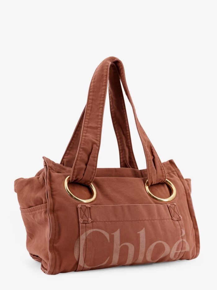 CHLOE' Chloé Plage Washed Cotton Shoulder Bag