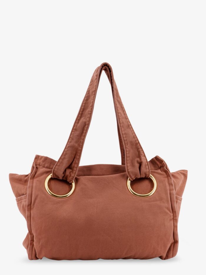 CHLOE' Chloé Plage Washed Cotton Shoulder Bag