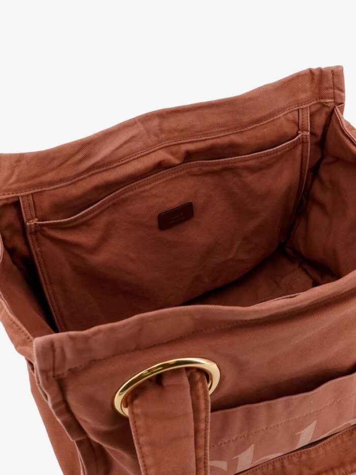 CHLOE' Chloé Plage Washed Cotton Shoulder Bag