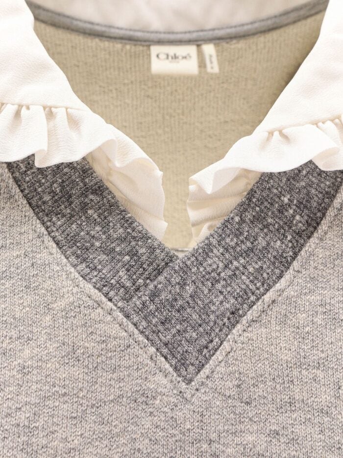 CHLOE' Cotton Blend Sweater