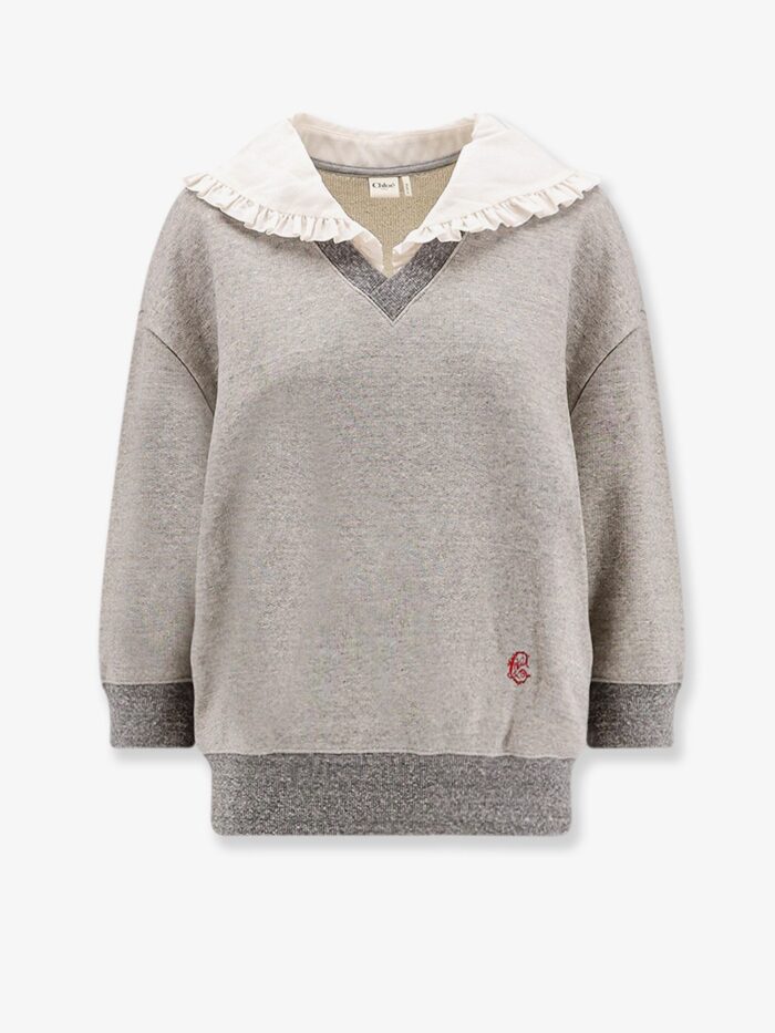 CHLOE' Cotton Blend Sweater
