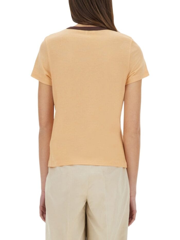 CHLOE' COTTON JERSEY LOGO T-SHIRT
