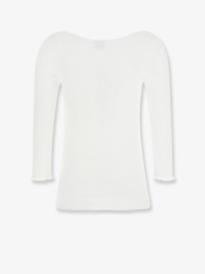 CHLOE' Cotton Shirt With Lace Insert