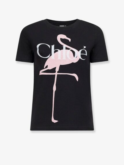 CHLOE' Cotton T-shirt With Print