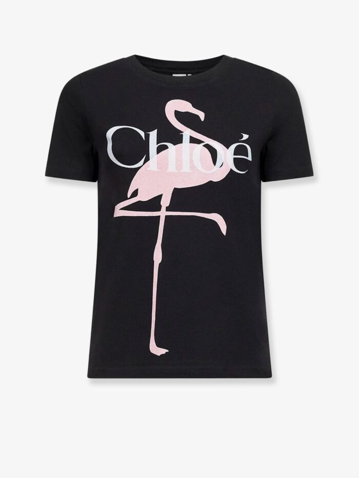 CHLOE' Cotton T-shirt With Print