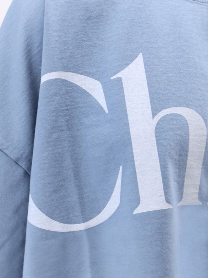 CHLOE' Cropped Cotton T-shirt