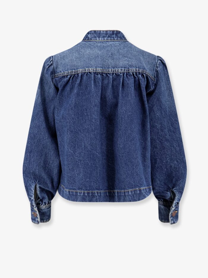 CHLOE' Denim Jacket With Metal Details