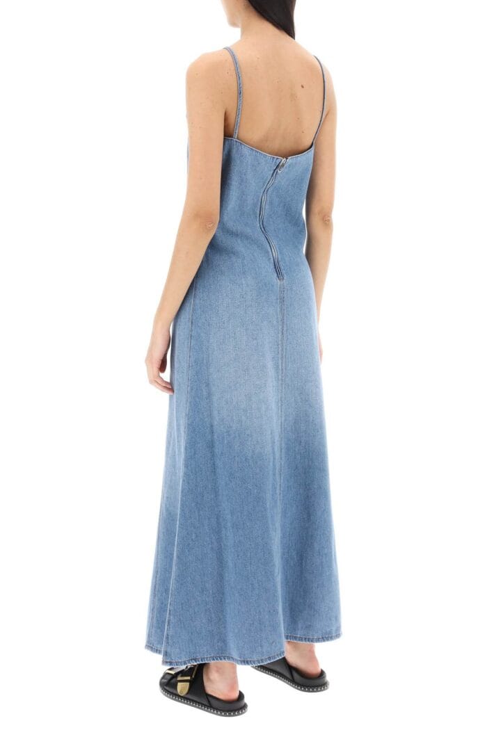 CHLOE' Denim Maxi Dress For Women