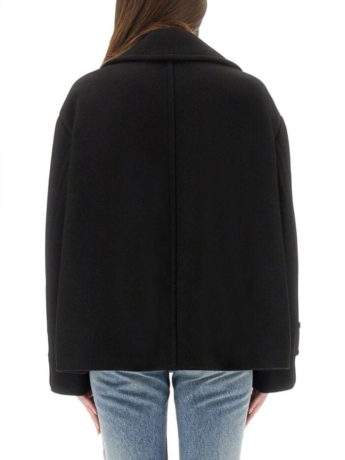 CHLOÉ DOUBLE-BREASTED JACKET WITH PEAKED LAPELS