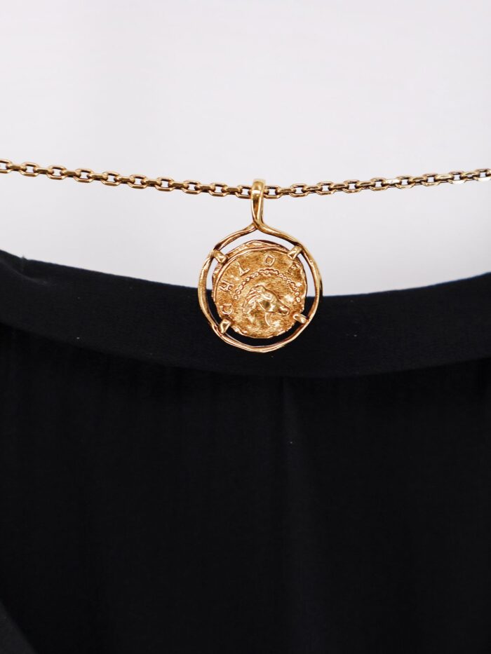 CHLOE' Flounced Silk Long Dress