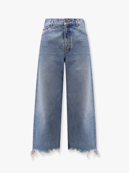 CHLOE' Frayed Bottom Jeans