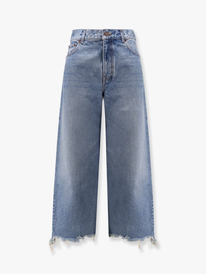 CHLOE' Frayed Bottom Jeans