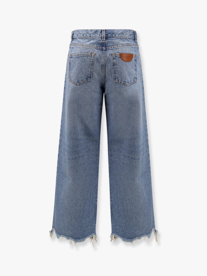 CHLOE' Frayed Bottom Jeans