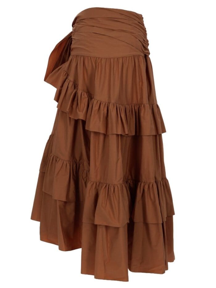 CHLOÉ GONNA LUNGA CON VOLANT