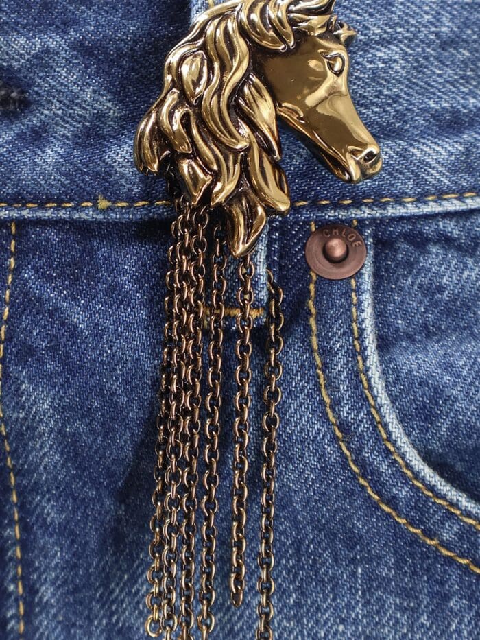 CHLOE' High Waist Biologic Cotton Jeans