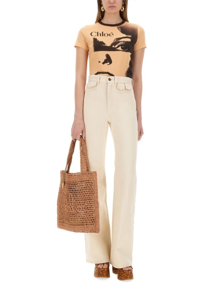 CHLOE' HIGH WAIST FLARE JEANS