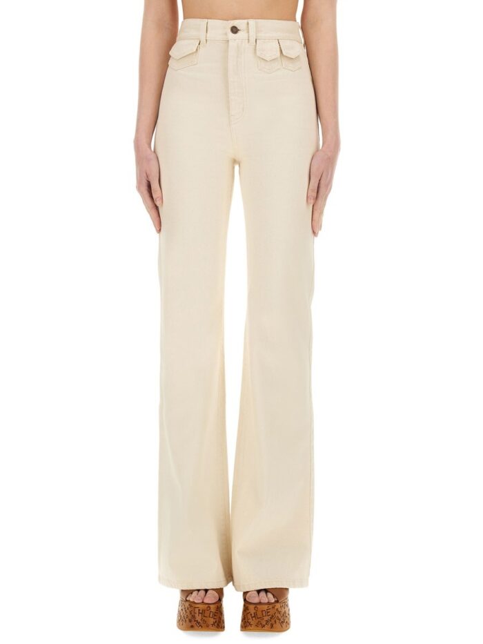 CHLOE' HIGH WAIST FLARE JEANS