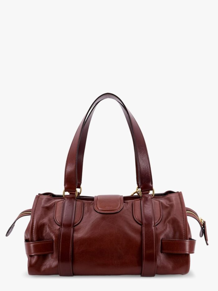 CHLOE' Kerala 25 Leather Handbag With Maxi Hook On The Front