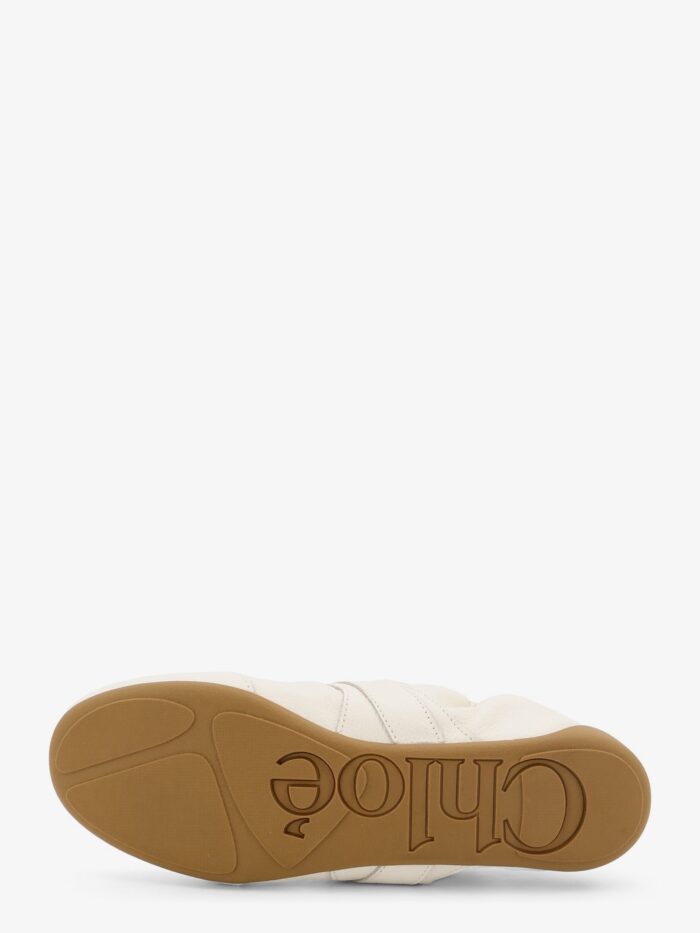 CHLOE' Kick Leather Sneakers With Side Logo