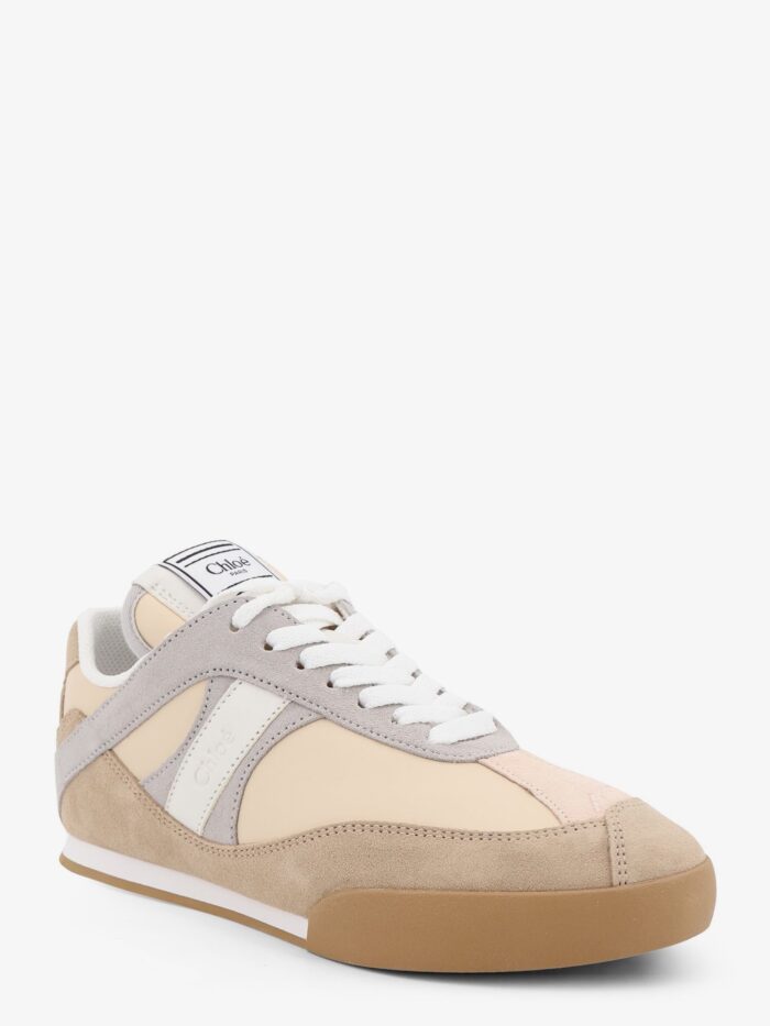 CHLOE' Kick Suede Sneakers With Contrasting Inserts