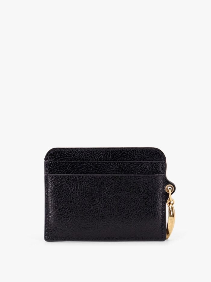 CHLOE' Leather Card Holder With Banana Charm
