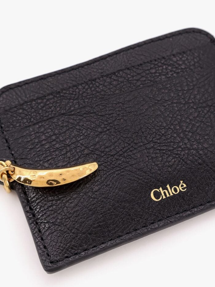 CHLOE' Leather Card Holder With Banana Charm