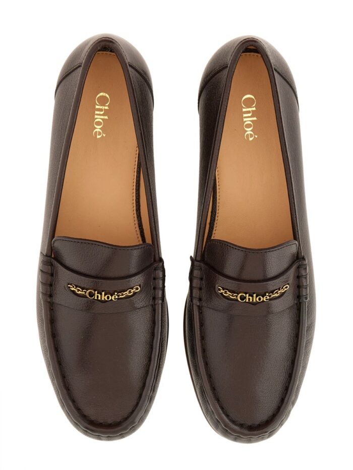 CHLOÉ LEATHER LOAFER