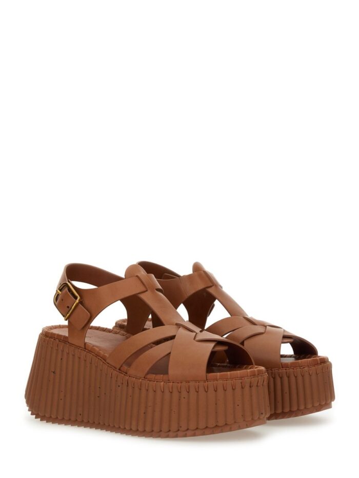 CHLOE' LEATHER SANDAL