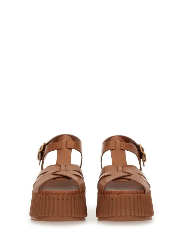 CHLOE' LEATHER SANDAL