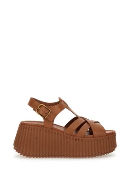 CHLOE' LEATHER SANDAL