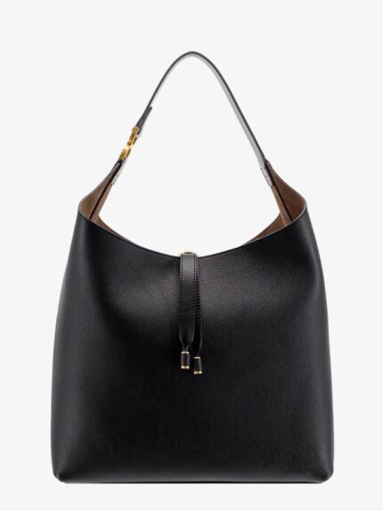 CHLOE' Leather Shoulder Bag Wih Iconic Metal Detail