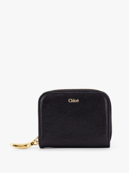 CHLOE' Leather Wallet With Frontal Logo