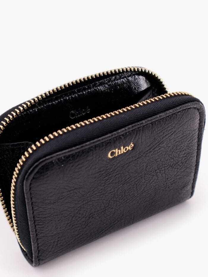 CHLOE' Leather Wallet With Frontal Logo