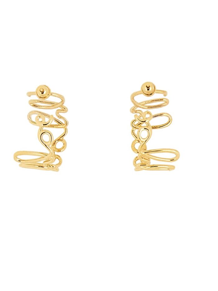 CHLOÉ LOGO EARRINGS
