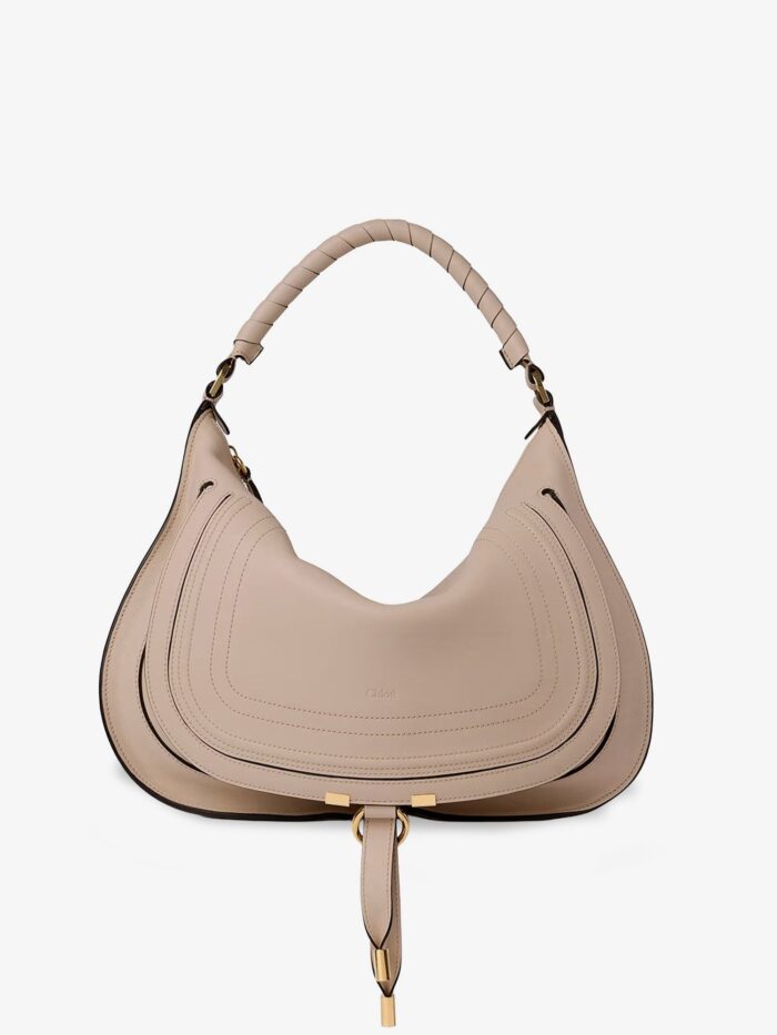chloe' marcie medium leather shoulder bag CHLOE' Marcie Medium Leather Shoulder Bag