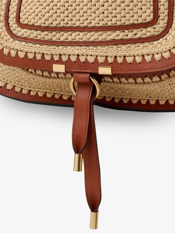 CHLOE' Marcie Raffia Shoulder Bag