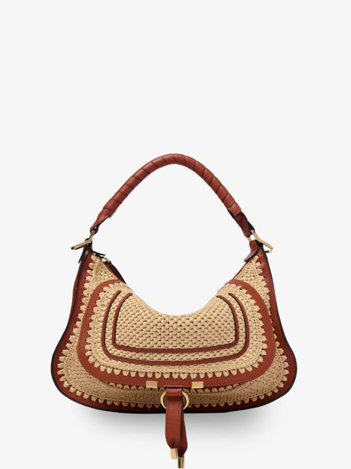 CHLOE' Marcie Raffia Shoulder Bag