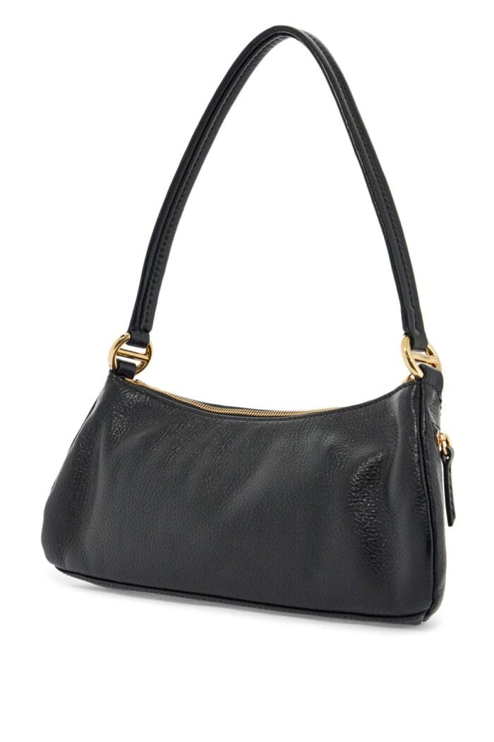 CHLOE' Medium Black Leather Bag With Padlock Closure