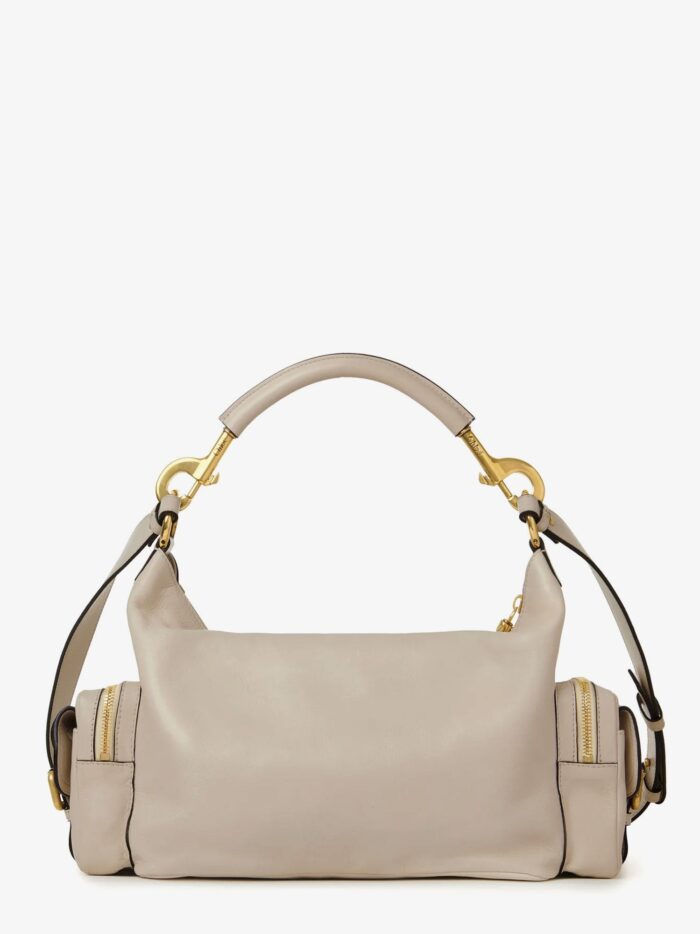 CHLOE' Medium Double Carry Leather Shoulder Bag