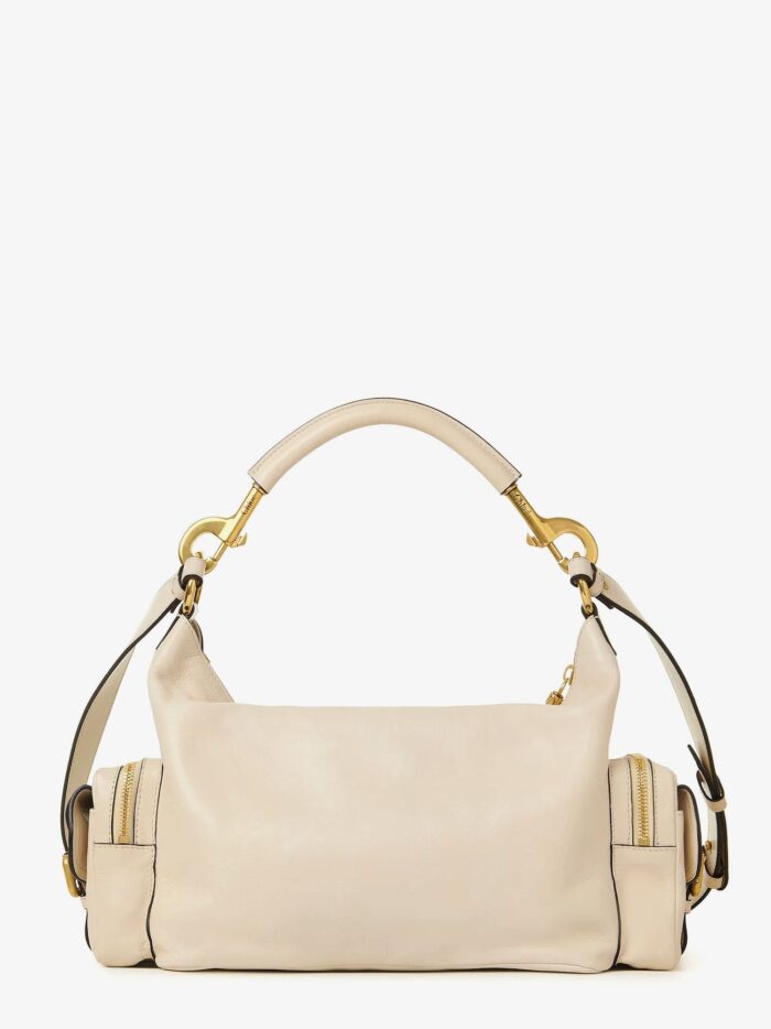 CHLOE' Medium Double Carry Leather Shoulder Bag