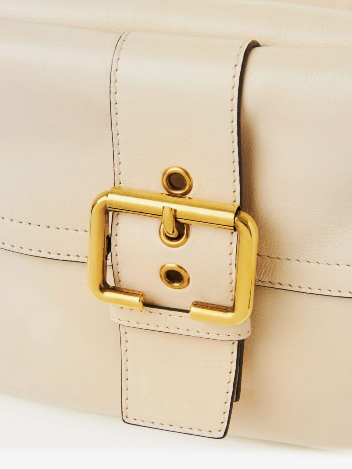 CHLOE' Medium Double Carry Leather Shoulder Bag