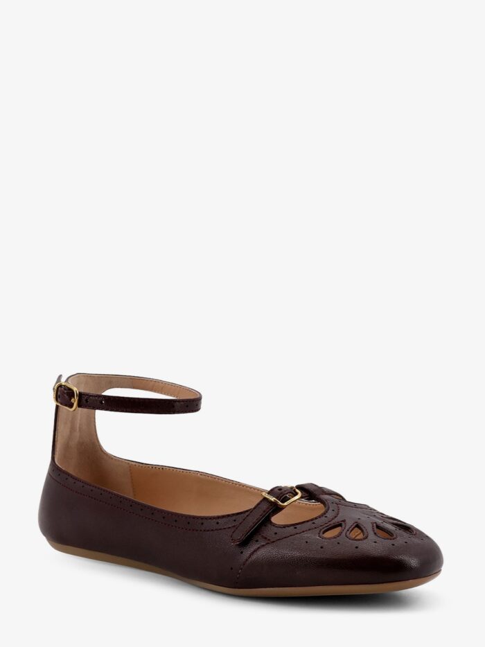 CHLOE' Misty Leather Ballerinas