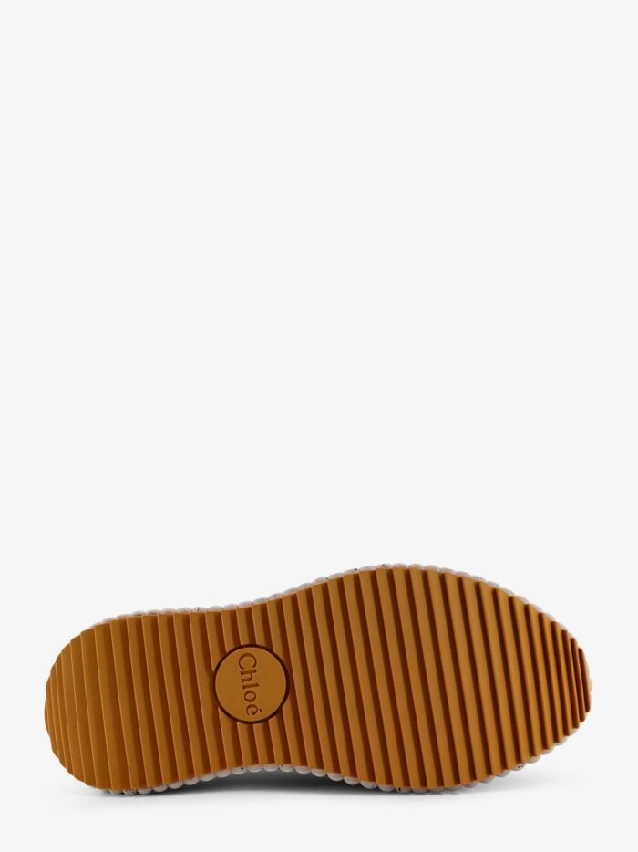 CHLOE' Nama Low-top Mesh Sneakers With Suede Inserts
