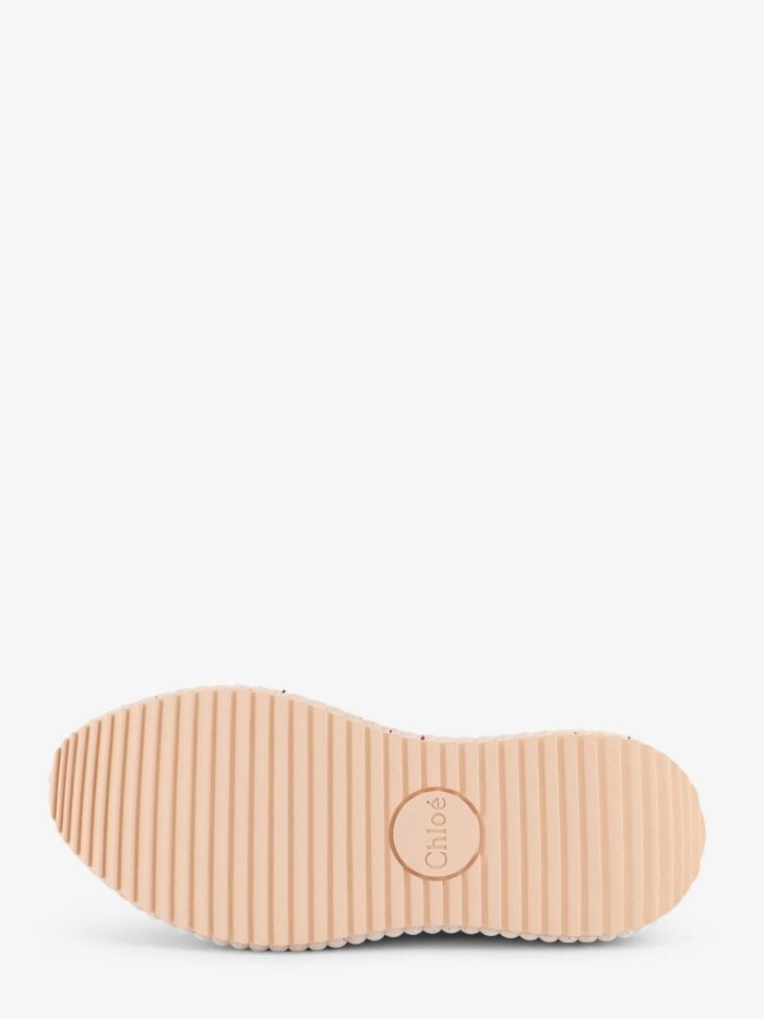 CHLOE' Nama Low-top Mesh Sneakers With Suede Inserts